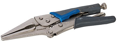 Silverline 633582, Pinza autobloccante, con manici morbidi 165 mm