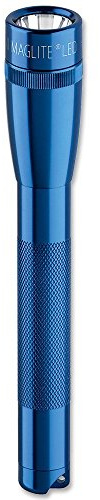 LED Mini Maglite Pro Taschenlampe 226 Lumen, SP2P117, im Etui mit 2 Mignon-Batterien, Blau