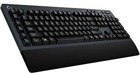 Logitech G613 Teclado Gaming Mecánico | Teclado LIGHTSPEED 1ms 2.4 GHz/Bluetooth, Romer-G táctiles, 6 teclas G, multidispositivo, QWERTY US - Negro