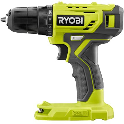 RYOBI Taladro/destornillador de 18 voltios 3/8 pulgadas - Herramienta desnuda (P209DCN), empaquetado a granel