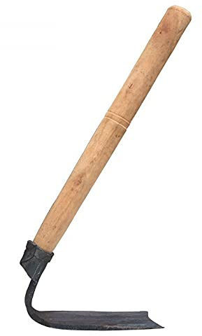 YZJSSL Outil de creusement Classique forgé à la Main de Taille Moyenne Pioche en Acier Extra-épais avec Manche en Bois Dur (Couleur : Noir, Taille : 35 cm)-Black||35cm