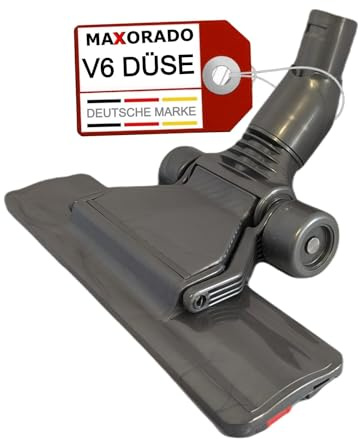 Maxorado platt munstycke platt munstycke golvmunstycke för Dyson V6 DC59 DC61 DC62 DC74 DC23T2 DC29 DC66 DC33c dammsugarmunstycke I dammsugarmunstycke platt parkett hårt golv fot huvud reservdel fäste