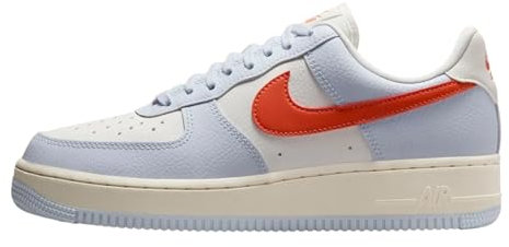 Nike HV0843-085 Wmns Air Force 1 '07 Donna, Football Grey/Vintage Coral-Pale Ivory EU 40