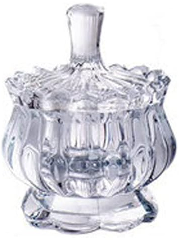 OXOAMP Bol de Fruits Sucrier Cristal Verre sucrier Tasse à Bonbons Salon créatif Bocal à Bonbons Assiette de Fruits secs sucrier Coupe à Fruits Légumes(5)
