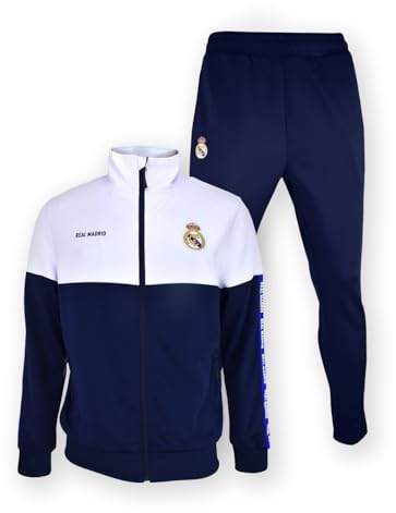 Real Madrid Trainingsanzug Herren - Größe M - Saison 2024/2025 - Fußball Trainingsanzug - Offizieller Anzug