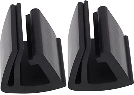 Mipcase Clips De Pare-Brise pour Voiturettes De Golf Clips De Retenue en Plastique Noir 1 Paire Faciles À Utiliser