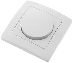 VoltShine Regulador - regulador empotrable de potencia de 20W a 300W, ideal para controlar la intensidad de luz en varios ambientes. *