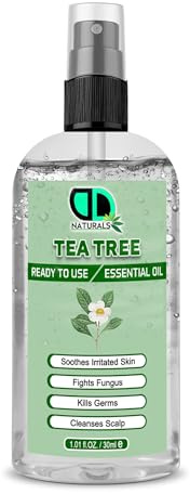 DD Teck Tea Tree Essential Oil – Ready to Use| Natural Aromatherapy | Antiseptic & Antifungal | Acne & Skin Treatment | Scalp & Hair Care | 30ml Spray