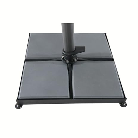 MDSIOKHJ Sonnenschirmständer 85x85x12cm Garten Restaurant Cafe Hotel Großhandel Outdoor Sonnenschirm Strand Regenschirm Basis 50 Kg