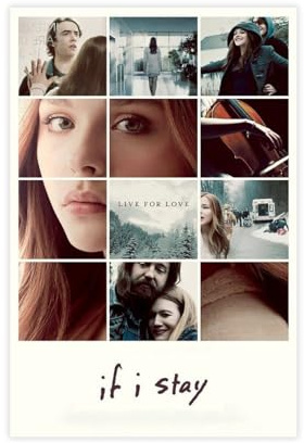 waajsp Poster sur toile « If I Stay » - Décoration de chambre à coucher, bureau, chambre, cadeau - 60 x 90 cm