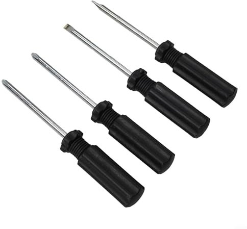 Set di cacciaviti a taglio e croce da 4 mm, perfetto per lavori di riparazione manuale fai da te (4 pezzi)