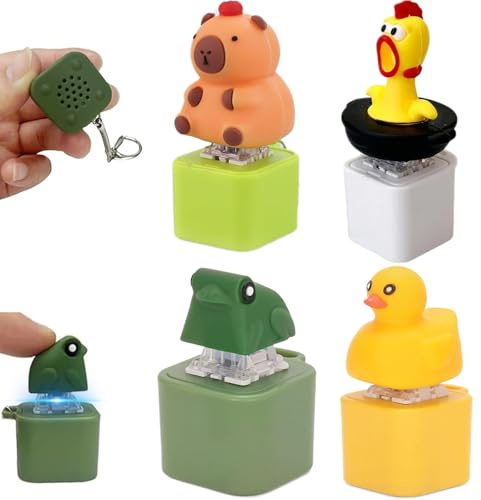 XUDUOO 4Pcs Keyboard Keychain
