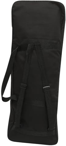 Keyboardtasche für 61-Tasten E-Piano, Oxford Gewebe | Stoßdämpfend, Bodenpolsterung, Seitenpolsterung, Doppelte Schultergurte, Zwei Tragegriffe, Metallreißverschluss
