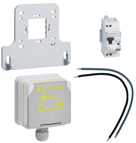 LEGRAND | Green'UP ACCESS, Prise et Cordon de Repiquage, Recharge Sécurisée Jusqu’à 3,7 kW, Charge Accélérée x2 Pour Véhicules Électriques Compatibles, Installation Intérieure/Extérieure