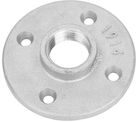 10 pezzi DN20 3/4'' flangia con filetto britannico, utensile hardware per flangia resistente alla corrosione a 4 fori per applicazioni ad alta pressione, diametro 79 mm con retro l