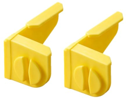 Builders Line Eckhalterungen – Mauerwerk-Saitenhalter-Set, 2-teilig, robustes Maurerschnur-Werkzeug, gerade Linienführung für Wandbau, Bau, Verwendung 6,8 x 1,57 x 1,57 x 1,54 cm