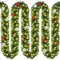 Casaria Ghirlanda Natale 10m 160 LED Interno Esterno Decorazione Festività Abete Luce Bianca Calda