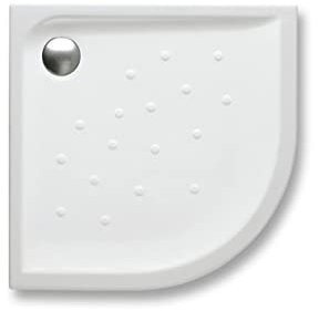 Roca,Malta,Plato de ducha de porcelana angular con fondo antideslizante,Blanco,900mm x 900mm x 65mm,A37450B000