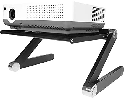Soportes de proyector Proyector de soporte de soporte de escritorio Proyector de escritorio Longitud de 15 pulgadas Ajustable altura for el proyector de la oficina y la oficina Negro Accesorios de pro