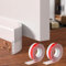 DabbOo 2 Piezas Tira de Sellado Inferior de Puerta Burlete Bajo Puerta Autoadhesiva Silicona Protector Bajo Puerta para Junta Inferior Ensonorizada,Anti-Insectos,Anti-Polvo,Anti-Ruido(Blanco)