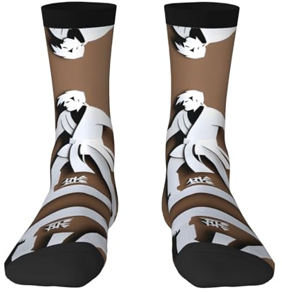 Karaté Chaussettes de sport unisexes pour homme, confortables et décontractées, pour un style de vie actif et un usage quotidien, Karaté Hommes, taille unique