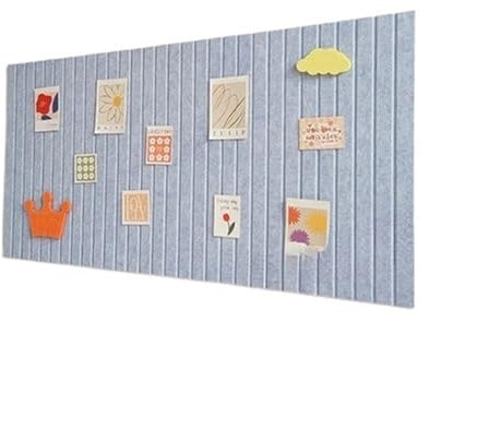 Lot de 4 tableaux d'affichage en feutre pour décoration de salon, bureau, tableau à messages, panneaux acoustiques