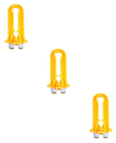 POPETPOP 3stücke Beekeeping Drahtspanner Crimper Für Bienenrahmen Einstellbares Werkzeug Mit Kunststoffgriff Und Metallrädern Orange Zum Spannen Von Wabendraht Bienenzucht