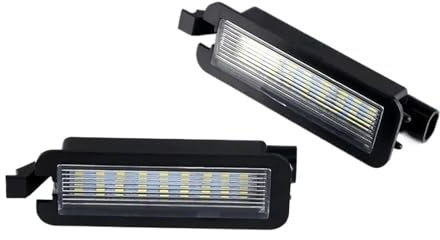 XEXJHQQ Auto Luci Targa per Jeep per Compass 2017+ 2 Pezzi Luce Targa Lampada Bianca 68211290AB Accessori Decorativi Auto Licenza Numero Targa Luce