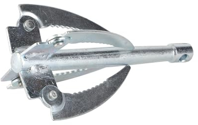 Pssopp 4 Claw Foldable Weeds Root Remover Tool, Heavy Duty Manual Plants Weeds Grass Removing Tool Effortless No Bending Root Removal of Dandelions