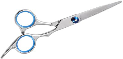 Hemobllo Forbici Professionali per Capelli con Viti Blu Taglio Preciso Antiscivolo per Parrucchieri e Barbiere Strumenti Resistenti per Sfoltire e Modellare Capelli Casa