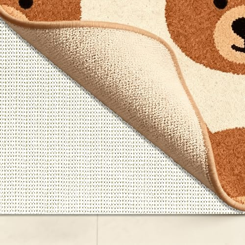 Sottotappeto Antiscivolo 160 x 230 cm Antiscivolo e Protezione Sottotappeto Tagliabile in PVC Ritagliabile per Tappeti Cassetti Ripiani Materasso Divano, bianco