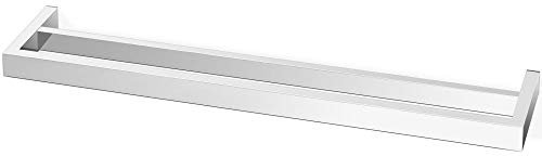 ZACK 40039 Linea Double Towel Rail, 1.18 by 5.11 by 24.21-Inch, High Glossy Finish by ZACK
