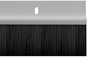 STORMGUARD 02SR0200914W Bottom of The Door Brush Seal Draught Excluder, White, 914mm