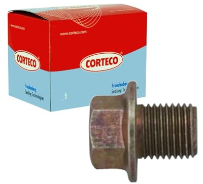 Corteco 220122S Vis-bouchon, carter d'huile, Bleu
