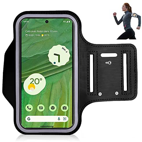 For Google Pixel 10/10 Pro/10 Pro XL/9A/8A/8/8 Pro/9/9 Pro/9 Pro XL/7A/7/7 Pro/6/6 Pro/5 Armband Case, Sports Phone Case Holder for Running, Gym Workouts