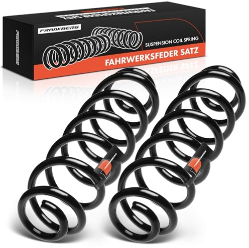 Frankberg 2x Muelles de chasis Muelles de suspensión Compatible con T.i.g.u.a.n 5N P.a.s.s.a.t Variantee 3C5 P.a.s.s.a.t 3C2 Replace# 3C0511115AF