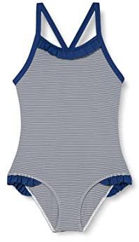 Petit Bateau Mädchen 1-teiliger Badeanzug