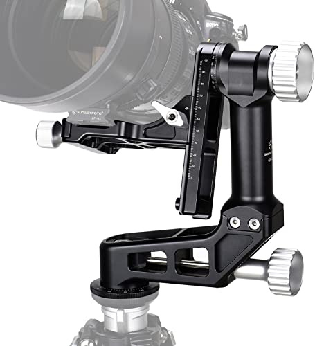SUNWAYFOTO GH-02 Gimbal Head Carga de aluminio 66LB (30 Kgs