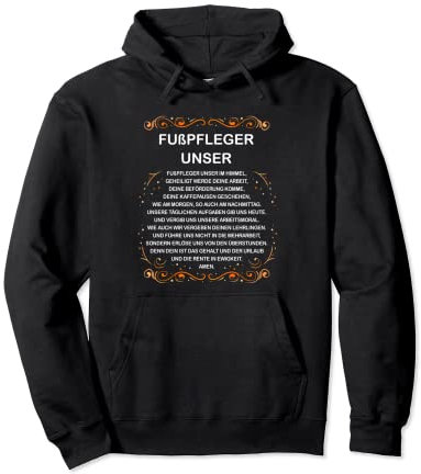 Fußpfleger Unser - Lustige Definition & Beschreibung Pullover Hoodie