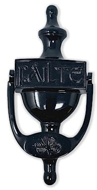 Exclusively Irish Türklopfer für Haustür, Failte-Kleeblatt, 20,3 cm