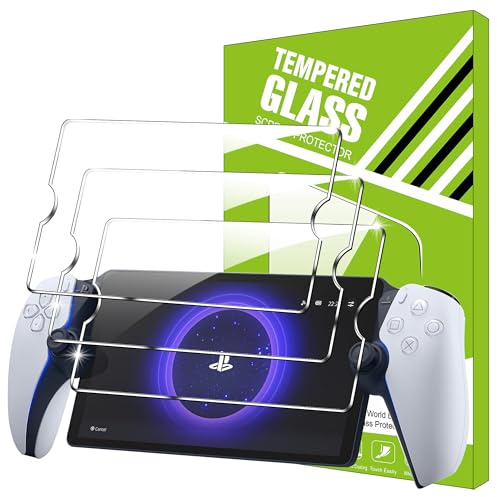 Lemxiee Schutzfolie für PlayStation Portal Panzerglas [3 Stück] HD 9H Härte Displayschutz Folie Displayschutzfolie für PS Portal