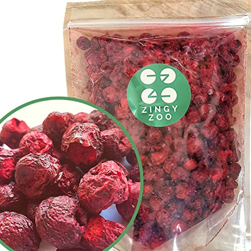 Cerezas Deshidratadas | XXL 500g Guindas Fruta Deshidratada Sin Azucar | Liofilizada Cerezas Frescas Freeze Dried Fruit Fresca Fruta Liofilizada Fruta Comida Deshidratada Fruit en Verdura Liofilizado