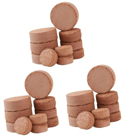 Toddmomy 180 STK Kindergartenblock Anlage Pflanzen Sich Ausdehnender Boden Expandierende Blumenerde Expandierender Boden Organisch Gartenerde Block Torf Ernährung Kokosnussschale Grasblume