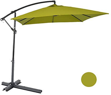 NSTVVEE Gartenschirm Sonnenschirm Außenschirm, Verstellbarer Sonnenschutzschirm, Gartenterrassen-Sonnenschirme, Faltbarer Terrassenschirm, Strandschirm, Marktschirm, 2,4 M Durchmesser (Bea