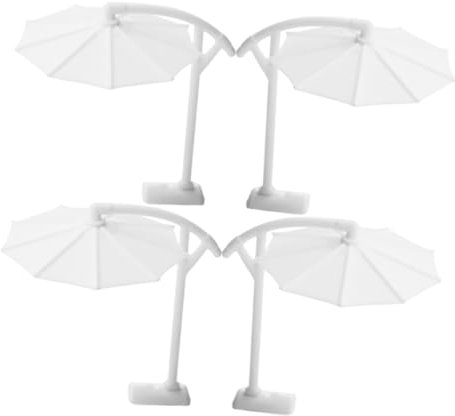 PHENOFICE Miniature Simulation Model Sun Umbrella Scale Parasol for Dollhouse Outdoor Shade Accessory for Garden Decor
