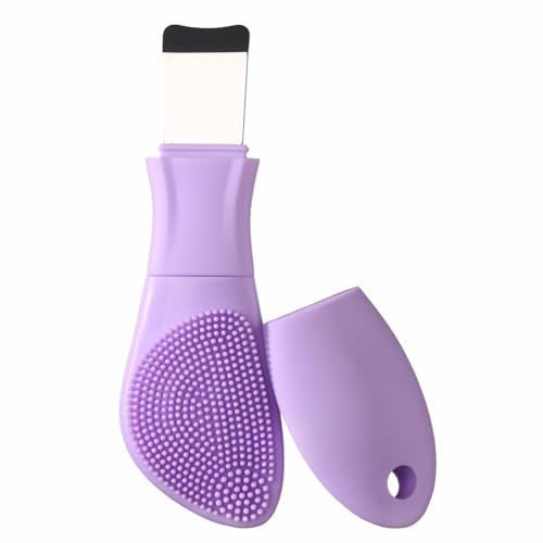 YEADMAL Éliminateur de points noirs et exfoliant en silicone pour le visage, spatule pour le visage, brosse nettoyante pour le visage, brosse pour les pores, exfoliant pour le visage pour un nettoyage