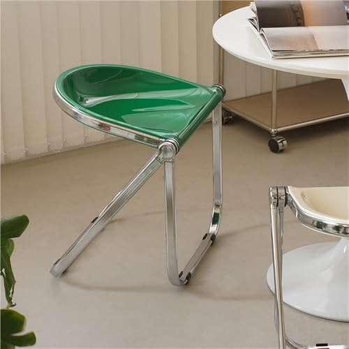 Folding Chairs for Bedroom & Dining - Comfy Vanity Stools Small Space Desk Seating Portable Foldable Chairs for Home Use Stylish & Functional