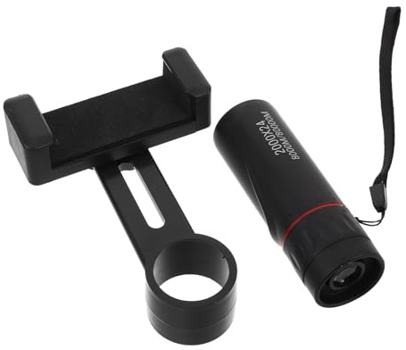 GALPADA Ultra HD Monocular Telescope for Smartphone with Adapter Lightweight Compact Mobile Phone Zoom Lens for Wildlife Viewing Bird Watching Day Night Use Travel and Outdoor Activities