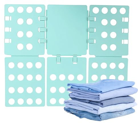 Planche à Plier Innovante et Pliable pour Adultes – Outil de Pliage de Vêtements, Chemise et T-Shirt, Vert