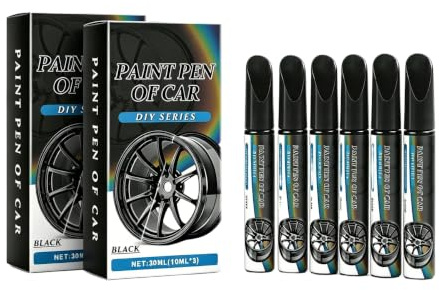 RHSEDD Schwarzer Felgen-Ausbesserungsstift 60ml für Kratzer & Lackdefekte